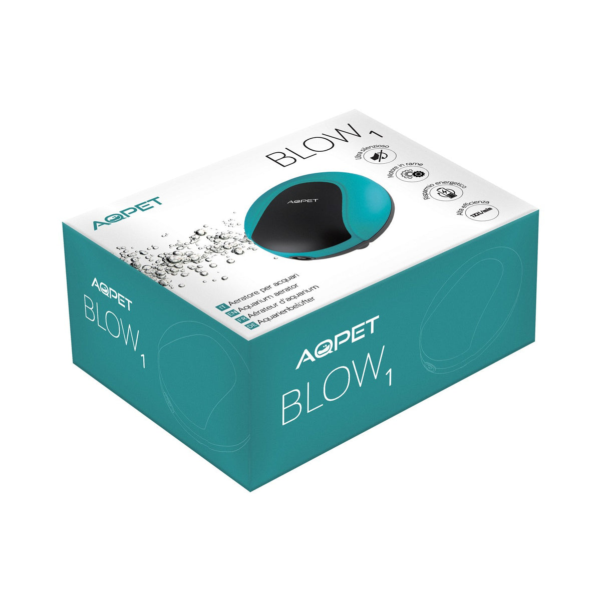 Aqpet Blow 1 Aeratore A Singola Uscita Ultra Silent Per Acquari