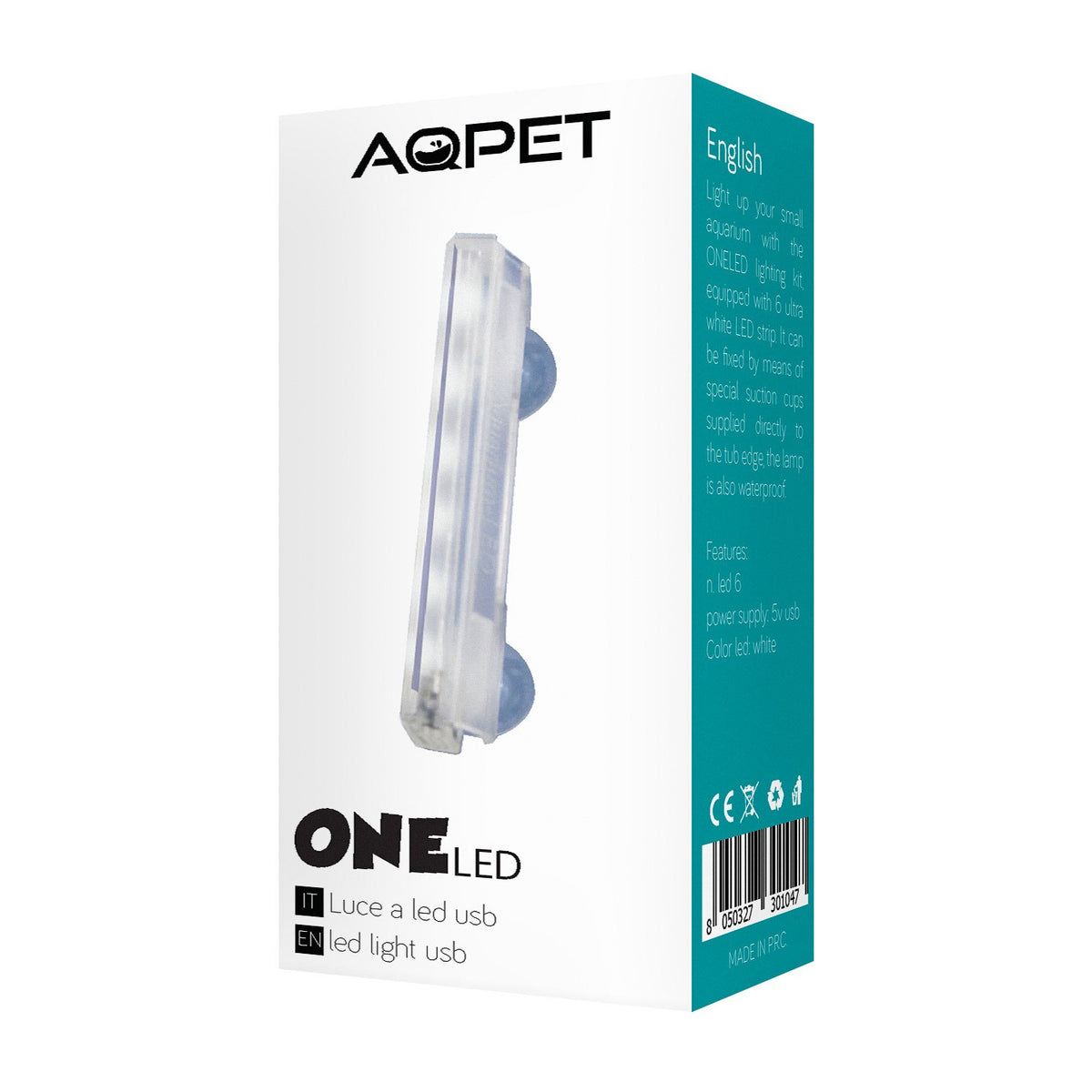 Aqpet One Led Bianco Lampada per Acquari One