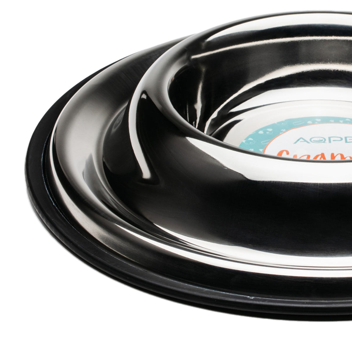 AqpetFriends Ciotola In Acciaio Inox Antigoccia