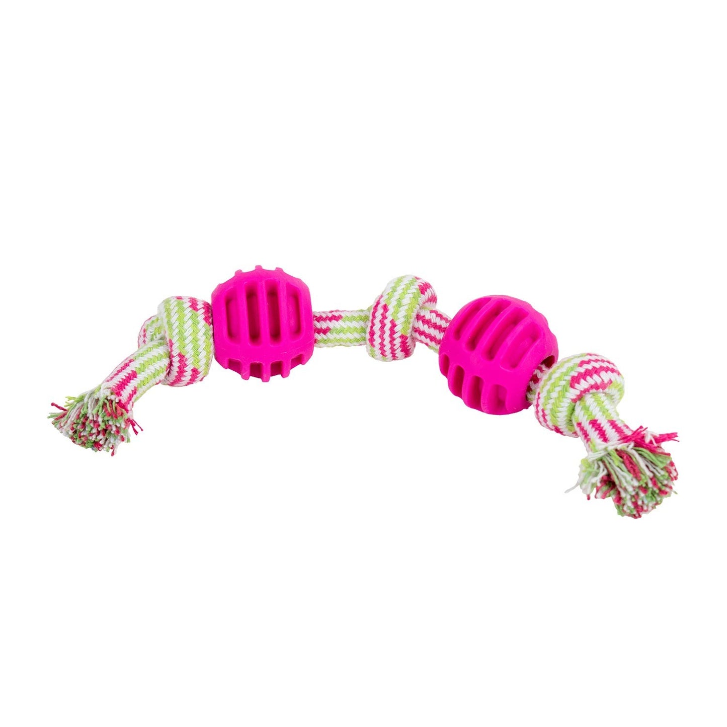 AqpetFriends Giochi Per Cani Rope Corda Con Palline Di Gomma