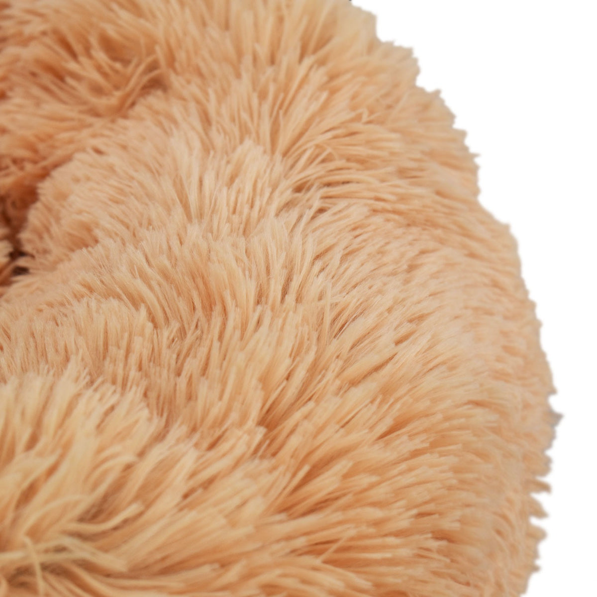 AqpetFriends Fluffy Cuscino Morbido Per Cani A Ciambella Beige