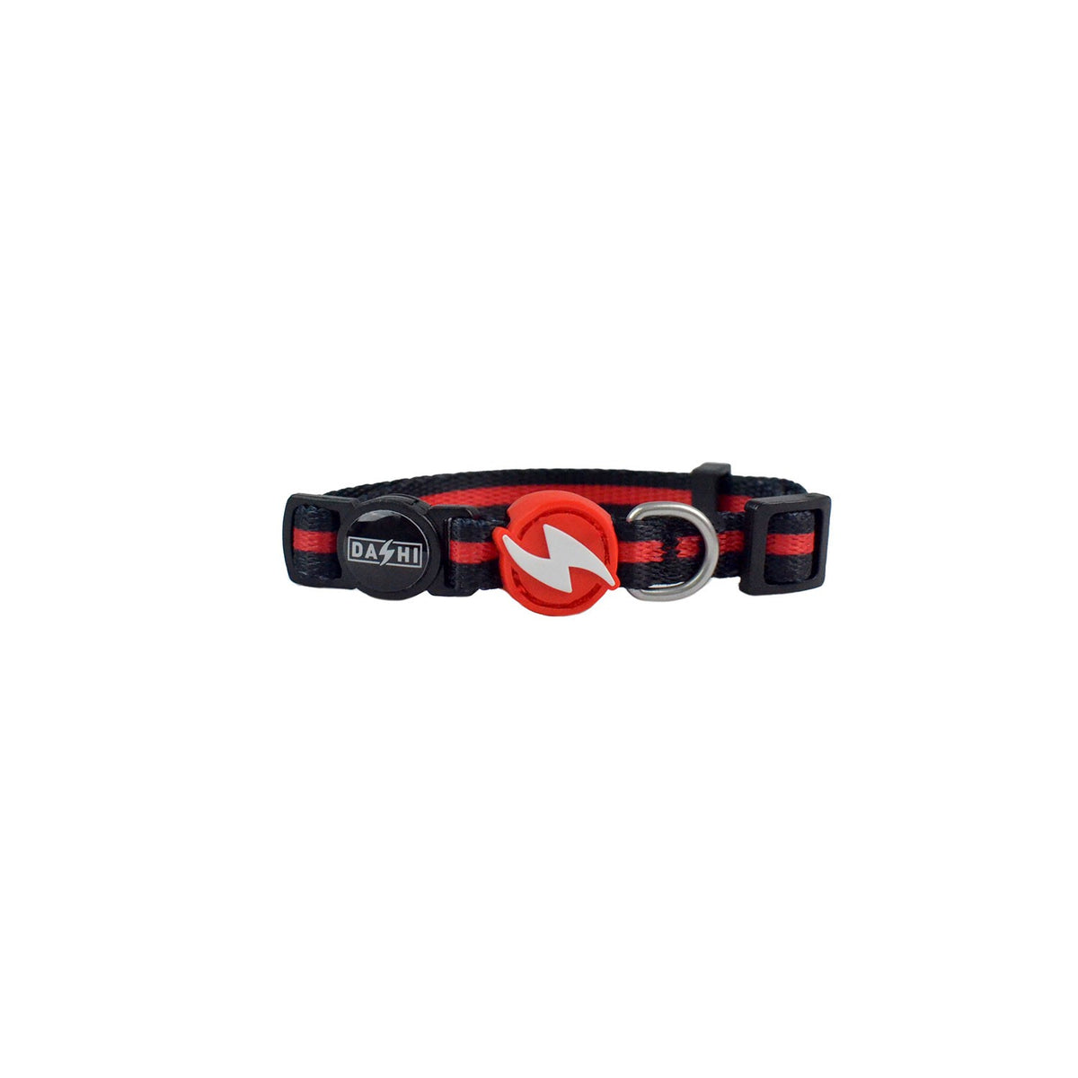Dashi Stripes3 Rosso/Nero Collare per Gatti