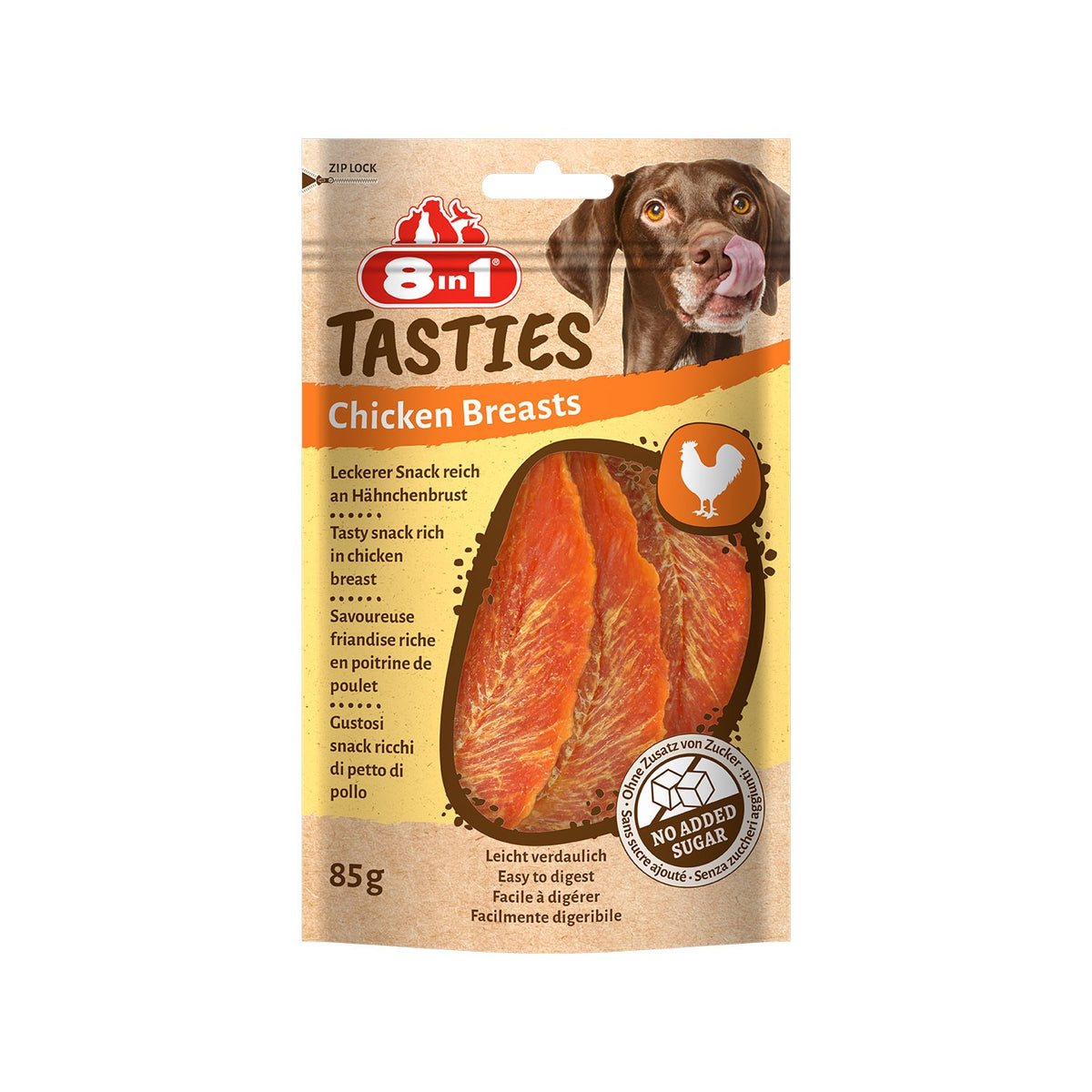 8in1 Tasties Chicken Breasts Ricompensa A Base Di Petto Di Pollo Per Cani