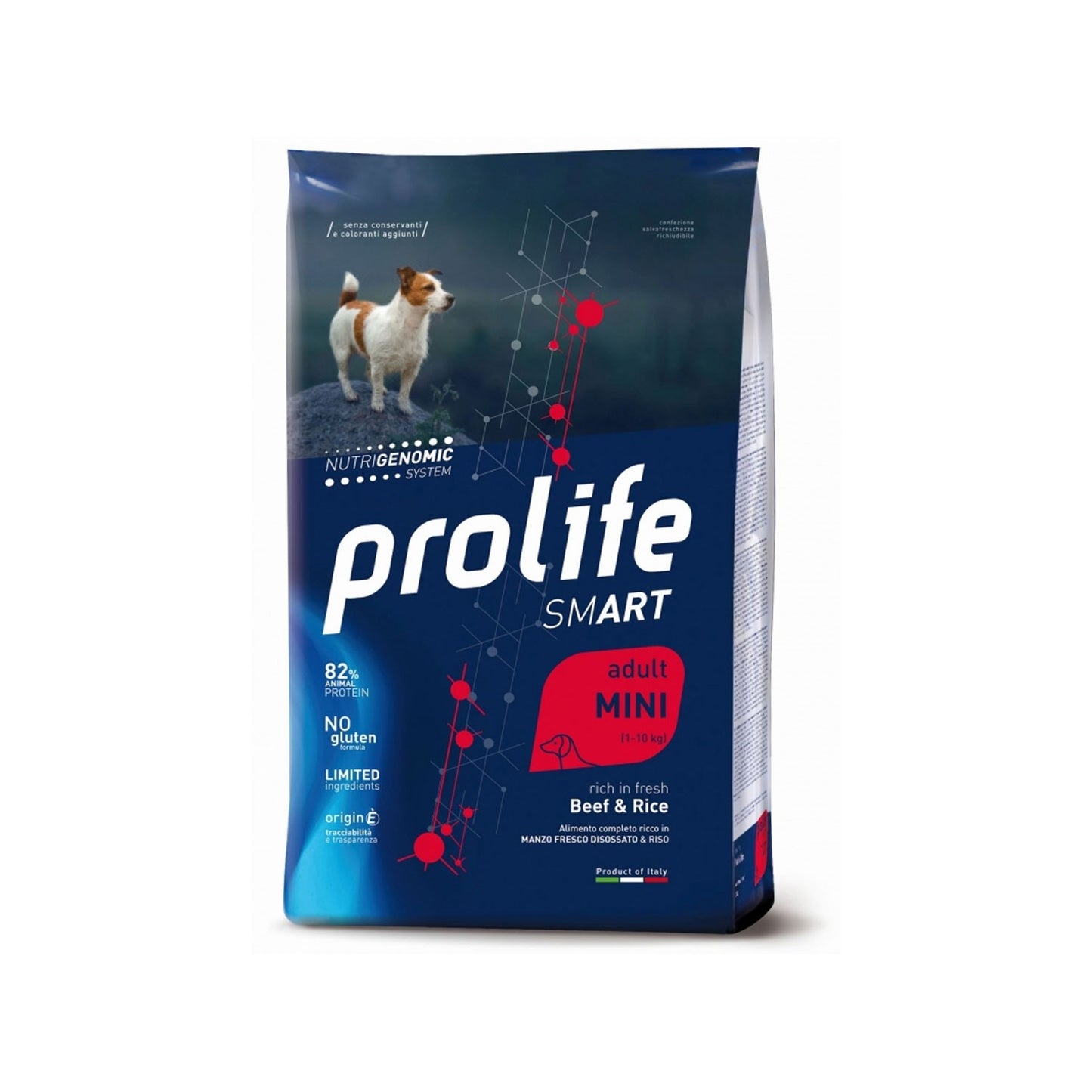Prolife Smart Adult Beef & Rice Mini Crocchette Di Manzo E Riso Per Cani Adulti Di Taglia Piccola