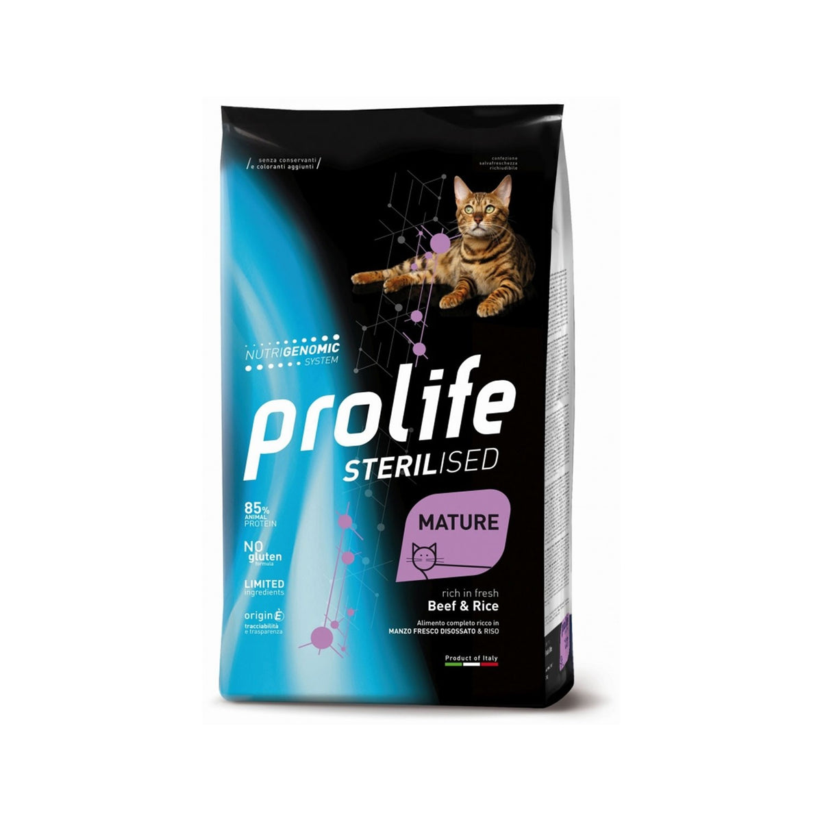 Prolife Sterilised Mature Beef & Rice Crocchette Di Manzo E Riso Per Gatti Anziani Sterilizzati