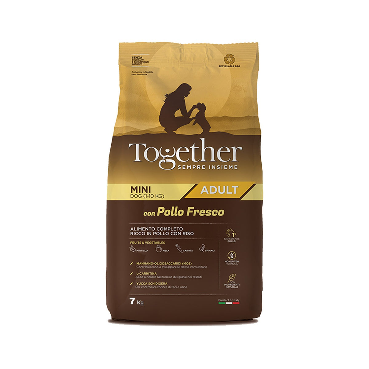 Together Adult Mini Chicken&Rice Crocchette Pollo Fresco E Riso Per Cani Adulti Di Taglia Piccola