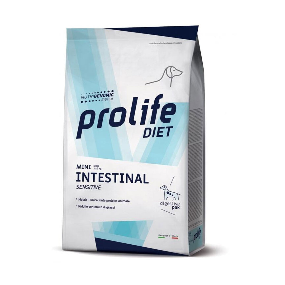 Prolife Intestinal Sensitive Mini Crocchette Dietetiche Per Cani Adulti Con Problemi Intestinali Di Taglia Piccola