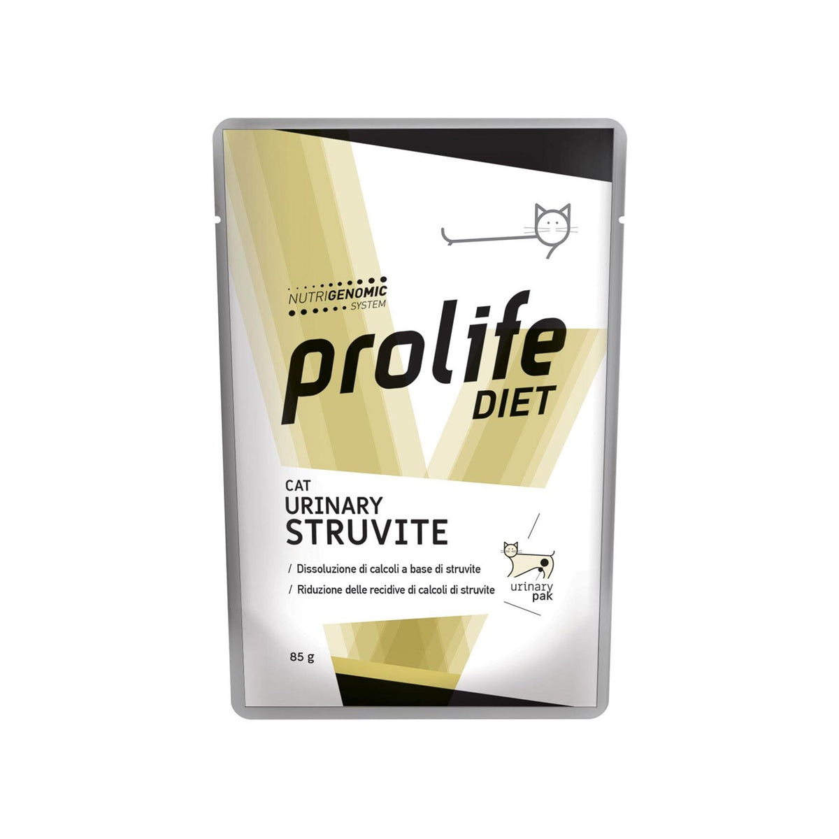 Prolife Cat Urinary Struvite Bocconcini Dietetici Per La Dissoluzione Di Calcoli A Base Di Struvite 85gr