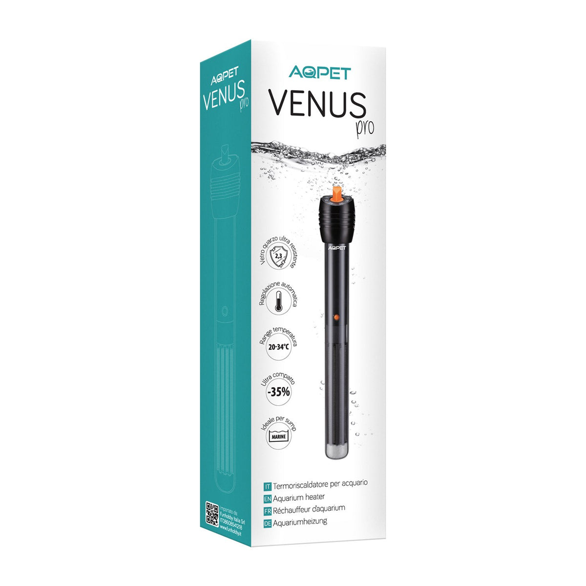 Aqpet Venus PRO Termoriscaldatore Per Acquari E Sump