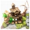 Aqpet Decorart Decorazioni Per Acquari Mod. Wood Castle