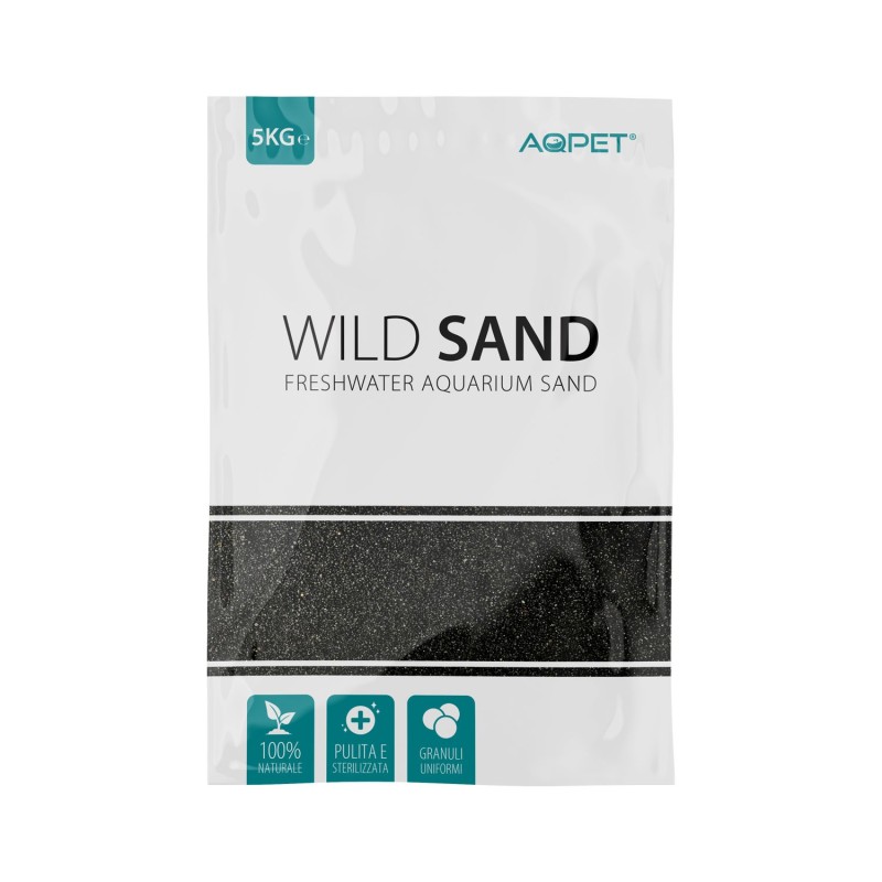 Aqpet Wild Sand Sabbia Naturale Per Acquari D'Acqua Dolce
