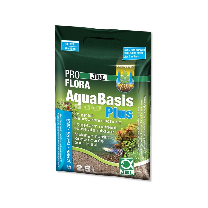 JBL Proflora AquaBasis Plus Substrato Nutriente A Lunga Durata Per Acquari D'acqua Dolce