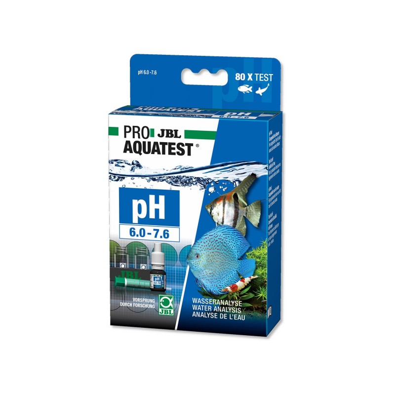 JBL ProAquaTest pH 6,0-7,6 Test Rapido Per La Misurazione Dei Valori Di pH In Acquari Dolci