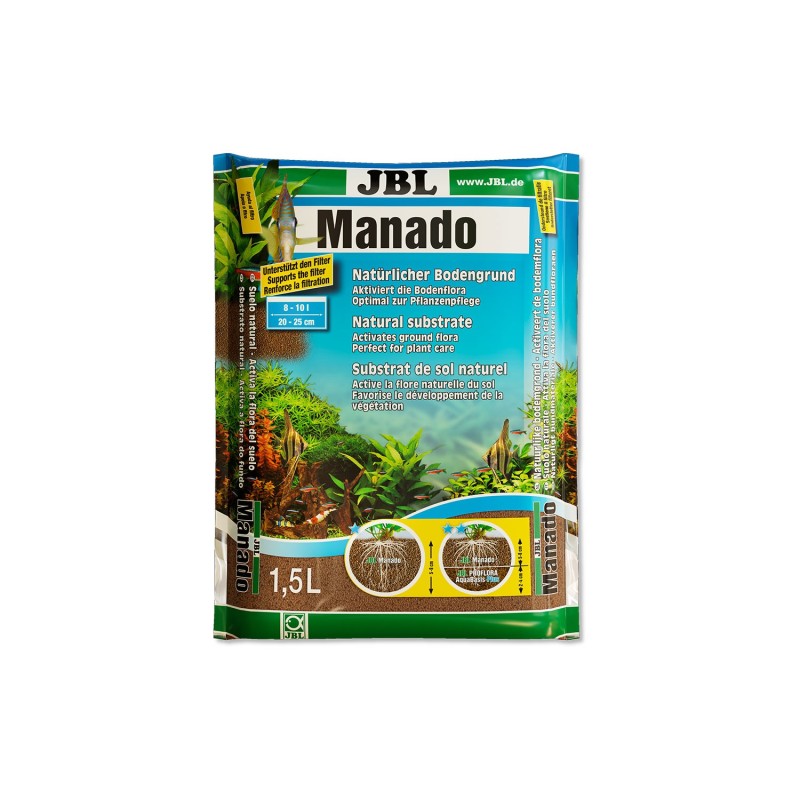 JBL Manado Substrato Naturale Per Acquari D'acqua Dolce