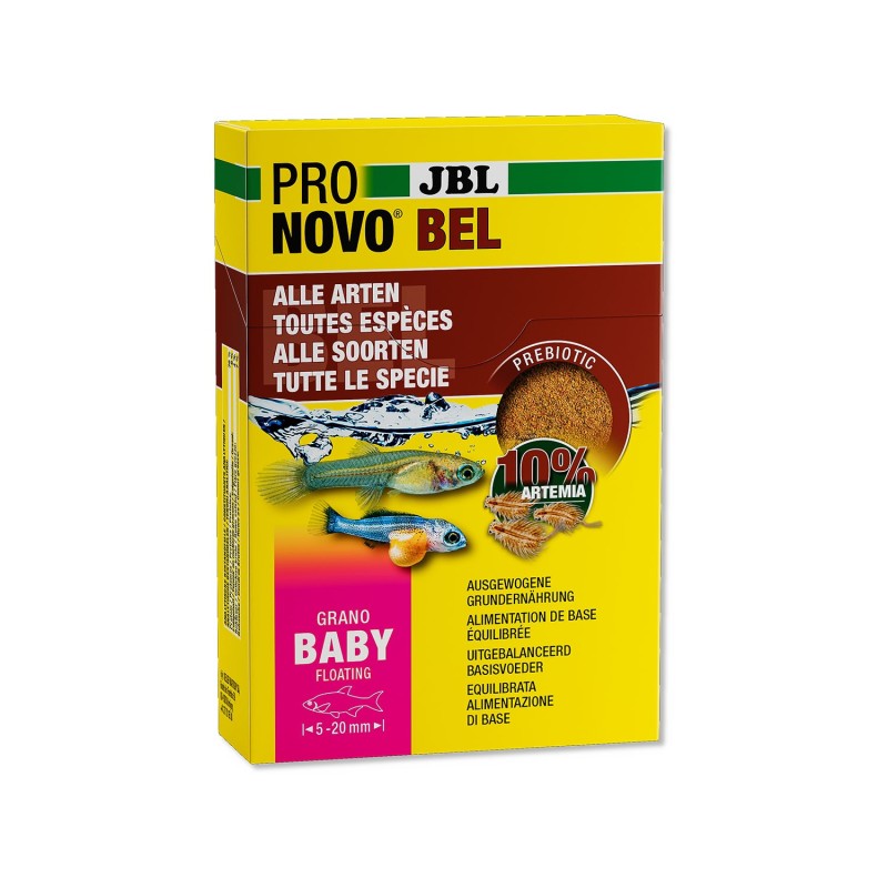 JBL PRONOVO Bel Grano Baby Mangime in Polvere Per Avannotti Da 5-20mm In Acquari D'Acqua Dolce