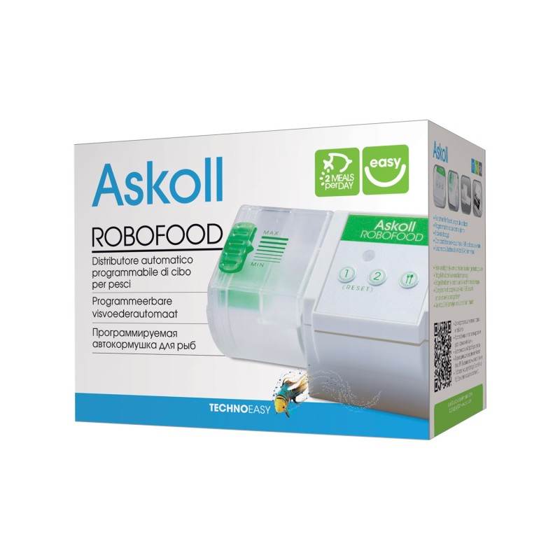 Askoll Robofood Distributore Automatico Programmabile Di Mangime Per Pesci In Acquari