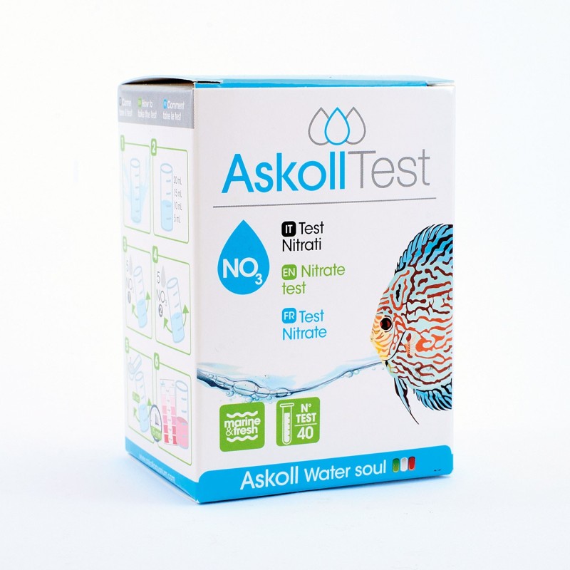 Askoll Test NO3 Per La Misurazione Dei Nitrati In Acquari D'acqua Dolce E Marina