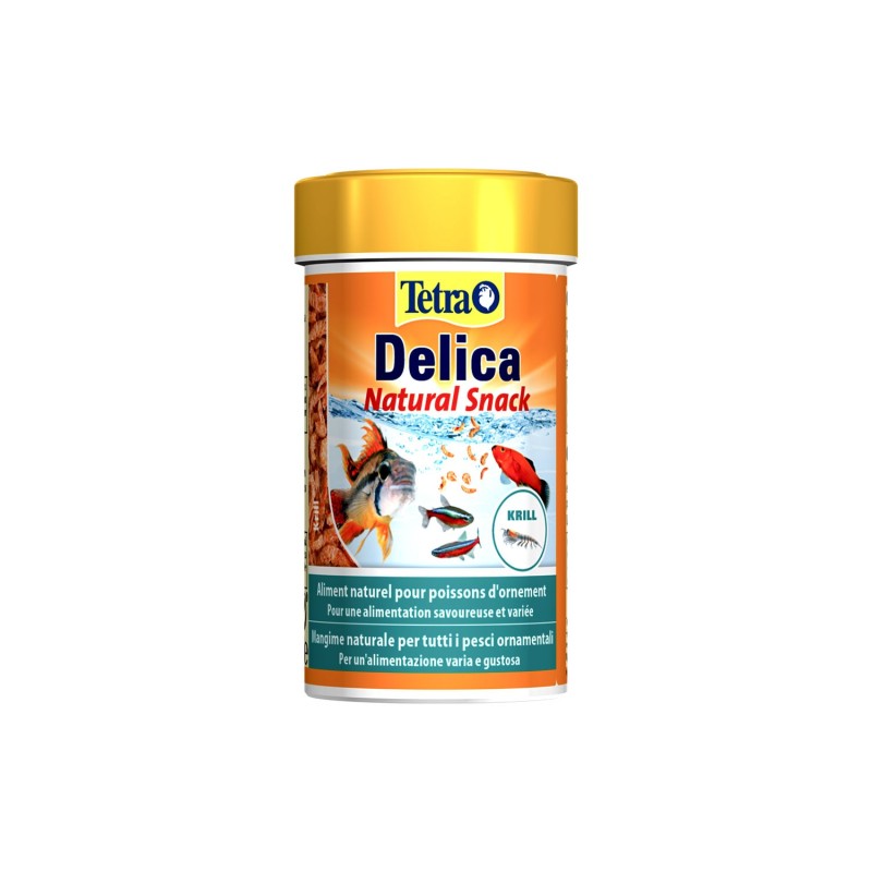 Tetra Delica Krill Liofilizzato Mangime Naturale per tutti i pesci tropicali 100 ml