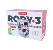 Zolux Rody3 Trio Gabbia Trasparente Per Criceti E Piccoli Roditori 41x27x53cm
