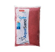 Zolux AquaSand Color Sabbia Ghiaia Colore Rosso Lampone per Acquari 5 kg