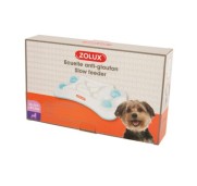 Zolux Ciotola Rettangolare Anti-Ingozzamento Cibo per Cani