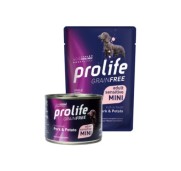 Prolife Grain Free Adult Sensitive Pork & Potato Mini Bocconcini Di Maiale E Patate Per Cani Adulti Di Taglia Piccola