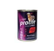 Prolife Grain Free Adult Sensitive Beef & Potato Medium/Large Bocconcini Di Manzo E Patate Per Cani Adulti 400g