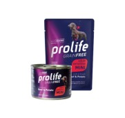 Prolife Grain Free Adult Sensitive Beef & Potato Mini Bocconcini Di Manzo E Patate Per Cani Adulti Di Taglia Piccola