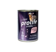 Prolife Sterilised Sensitive Adult Pork & Rice Mini Bocconcini Di Maiale E Riso Per Cani Adulti Sterilizzati 100g