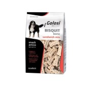 Golosi Bisquit BONE Sandwich Mix Biscotti A Forma Di Osso Per Cani Di Grande Taglia 600g