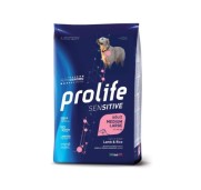 Prolife Sensitive Adult Lamb & Rice Medium/Large Crocchette Di Agnello E Riso Per Cani Adulti Di Taglia Media e Grande 10kg