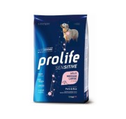 Prolife Sensitive Adult Pork & Rice Medium/Large Crocchette Di Maiale E Riso Per Cani Adulti Di Taglia Media e Grande 10kg