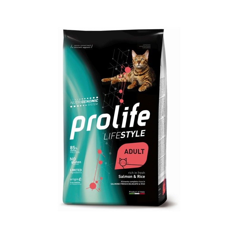 Prolife Life Style Adult Salmon & Rice Crocchette Di Salmone E Riso Per Gatti Adulti