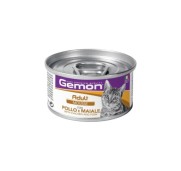 Gemon Adult Mousse Chicken & Pork Alimento Umido Completo Con Pollo e Maiale Per Gatti Adulti 85gr