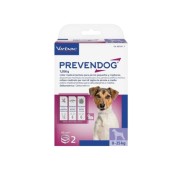 Virbac Prevendog Collare Antiparassitario Per Cani Di Taglia Media Protezione Avanzata contro Pulci, Zecche, e Zanzare Conf. 2pz