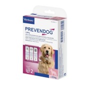 Collare Virbac Prevendog Antiparassitario Per Cani Di Taglia Grande - Protegge da Pulci, Zecche e Zanzare - 2 Collari