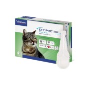 Virbac Effipro Duo Antiparassitario per gatto Spot-On Protezione da Pulci, Larve, Uova e Zecche