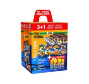 JBL Proterra Turtle Menu Assortimento Mangime 3+1 Omaggio Da 250ml Per Tartarughe D'acqua E Di Palude