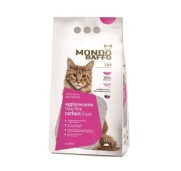 Mondo Baffo Top Lettiera Bianca Purissima Agglomerante Tipo Fine Carbon Fresh 7,5 L