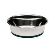 AqpetFriends Ciotola In Acciaio Inox Con Base In Silicone Colorata