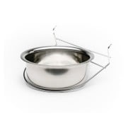 AqpetFriends Ciotola In Acciaio Inox Con Supporto Per Recinti