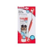 Beaphar Dental Care Kit Dentifricio e spazzolino per la pulizia dentale del cane