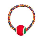 AqpetFriends Giochi Per Cani Smarty Ring In Corda Con Pallina
