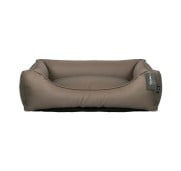 AqpetFriends Cushy Vintage Coffee Bed Cuccia Per Cane In Pelle Artificiale