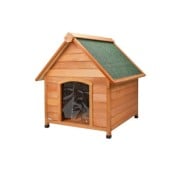 AqpetFriends Suite Cuccia In Legno per Cane Con Tenda Termica