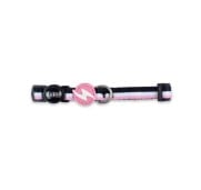 Dashi Stripes3 Rosa/Nero Collare per Gatti