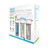 Askoll Osmosi 4 Stages Pro System Impianto Osmosi Inversa 4 Stadi A Bicchiere Per Acquari