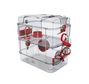 Zolux Rody3 Duo Gabbia Trasparente Per Criceti E Piccoli Roditori 41x27x40,5cm