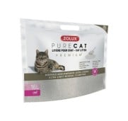 Zolux Purecat Premium Lettiera Minerale Agglomerante Ultra Leggera Per Gatti 16L