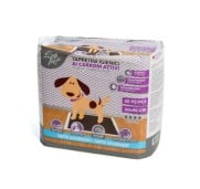 LeoPet Tappetino Multiuso Ai Carboni Attivi Super Assorbente Per Cani Con Strip Adesivo 60x90 50pz